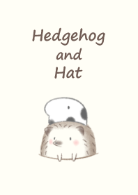 Hedgehog and Hat -Chinanago- beige