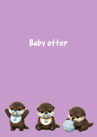Baby otter light purple