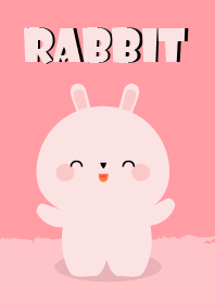 Simple Love pink rabbit Theme V.1