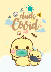 Duck Life Covid-19 Yellow Pastel