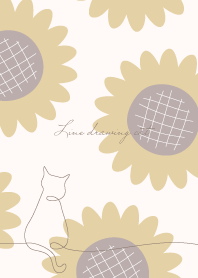 Line drawing cat_17