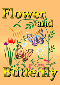 +-Flower and Butterfly-+