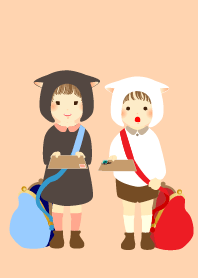 黒ヤギさんと白ヤギさん