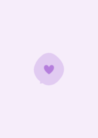 lovely heart [lavender purple]