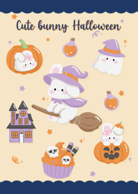 Cute bunny Halloween