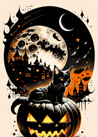 halloween cat F2a482
