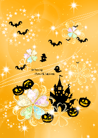 運気アップ♥黄金クローバーとハロウィン