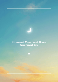 Crescent moon and stars #28