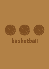 Basketball three balls mocha