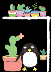 Penguin and Cactus