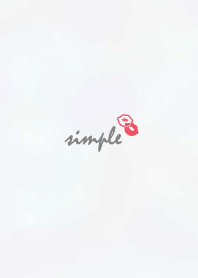 嘴唇 水彩'白色'