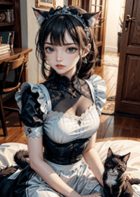 美人メイドと黒猫 2