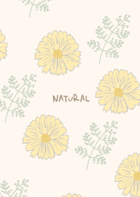 Dull color flowers and leaves14 Japan