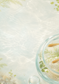 Amber Medaka Water Garden