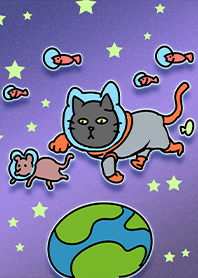 Space cat catches space rat 1