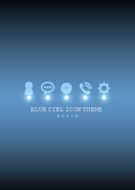 BLUE CIEL ICON THEME -MEKYM-