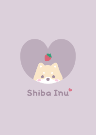 Shiba Inu2 Strawberry [PurplePink]