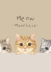 Meow - Munchkin - DUSTY BEIGE