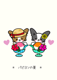 It's summer! Papillon's Summer!!