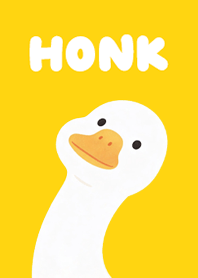 Aesthetic Minimal Goose Funny Yellow