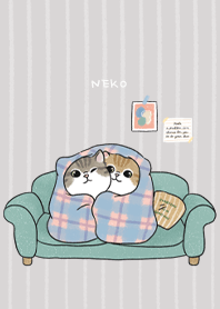 neko in love - light grey
