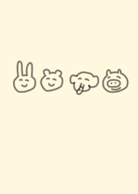 There are cute animals there