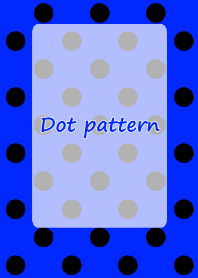 Dot Pattern Blue and Black