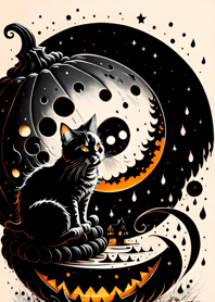 halloween cat b5A1fD