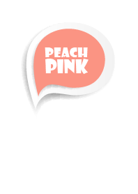 Peach Pink Button In White V.2 (JP)