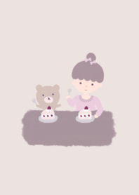 Bear girl cakes Theme