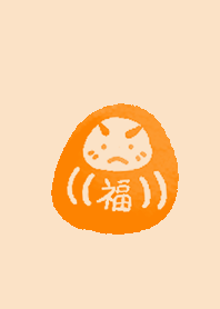 Hanko-style Daruma doll