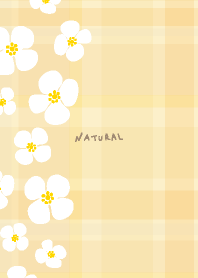 White flower check pattern cute10 Japan