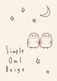 simple Owl beige Theme.