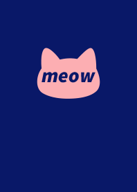 meow (miao) / navy pink