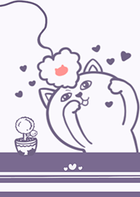 Mischievous Cat - Purple (Pu2)