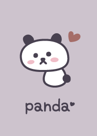 Panda*purple*Heart