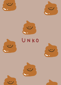 Glossy. unko pattern.