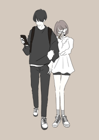 Friendly Couple Latte Color 01