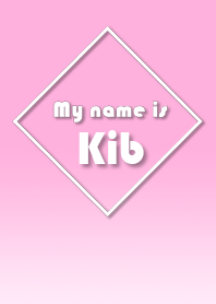 Name Kib Ver. Pink Style (English)
