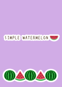 SIMPLE WATERMELON-PURPLE