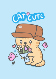 Tabby cat (blue theme)