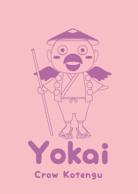 Yokai Crow Kotengu Light orchid pink