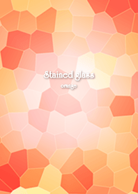 Stained glass -orange- *