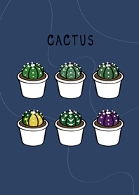 แคคตัสน่ารัก!(มิดไนท์บลู)