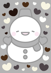 黒色雪だるま（スノーマン）の着せかえ4