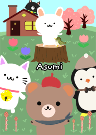 Asumi Cute spring illustrations