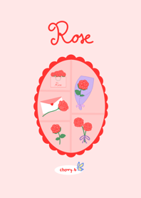 The collection of flowers: Rose