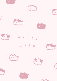 まるいねこ / ぴんく