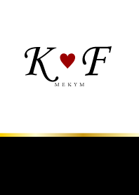 Initial K&F -LOVE- イニシャル