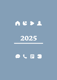 Simplicity in 2025(Morandi blue)